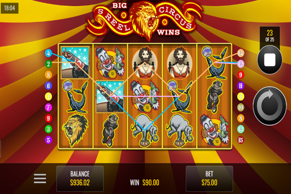 5 Reel Circus Rival Gaming