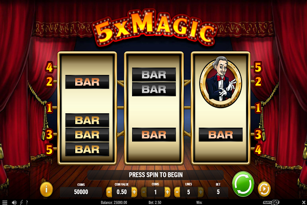 slot de 5x Magic
