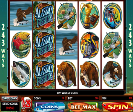 símbolo wild de Alaskan Fishing