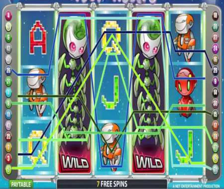 combinación ganadora Alien Robots