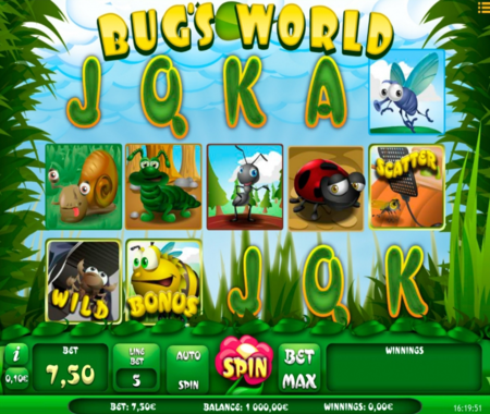 slot del mundo de Bug