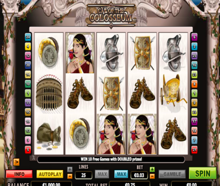 Símbolos especiales en Call Of The Colosseum