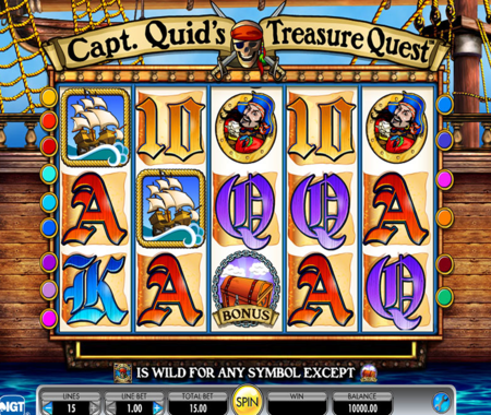 Conoce los símbolos especiales de Captain Quid’s Treasure Quest.
