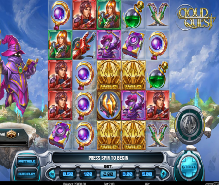 símbolos especiales de Cloud Quest