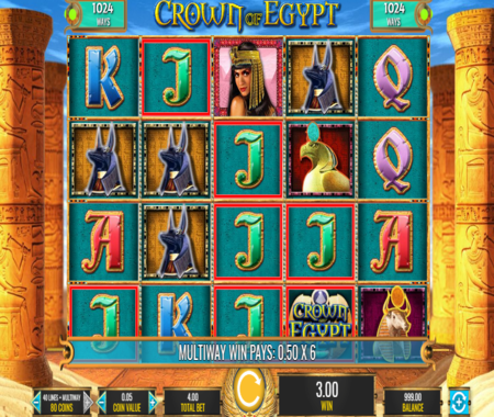 Crown of Egypt símbolos especiales