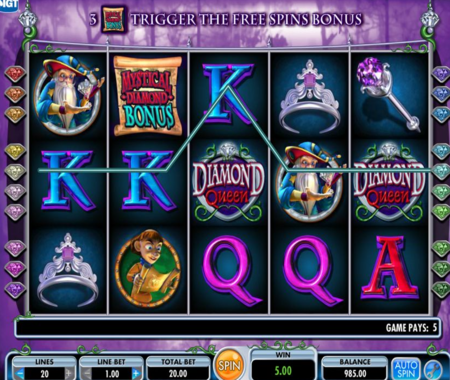 símbolos especiales Diamond Queen