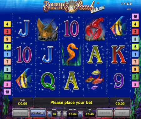 Slot Deluxe de Perla de delfín