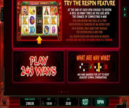 función especial Dragon Dance