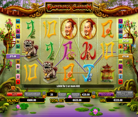 símbolos especiales del Jardín del Emperador