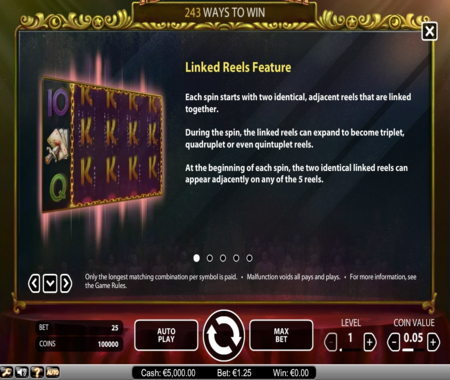 Características especiales de Fantasini: Master of Mystery.