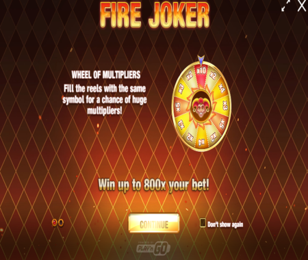 slot Fire Joker