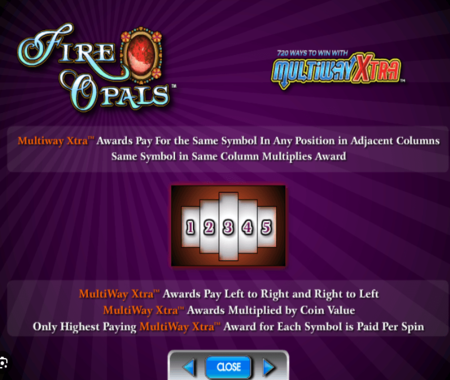 Función especial de Fire Opals