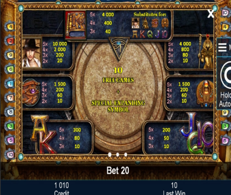 tabla de pagos Golden Ark