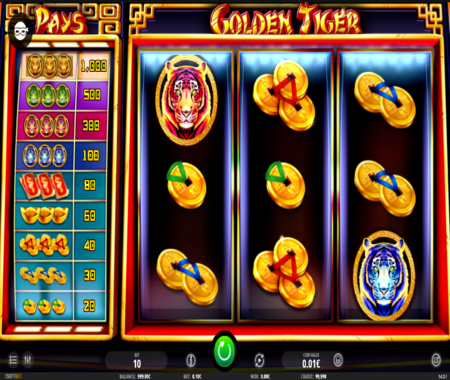 Símbolos especiales Tigre Dorado