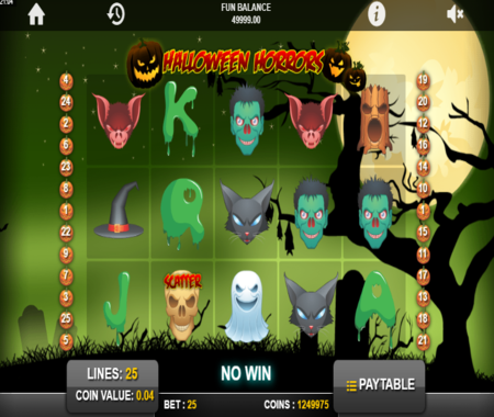 Símbolos especiales de Halloween Horrors