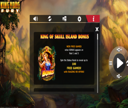 Tabla de pagos de King Kong Fury