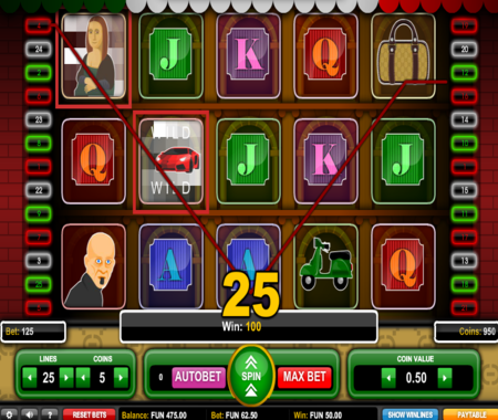 Simbolos especiales en Mamma Mia de 1x2 Gaming.