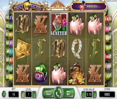 símbolo salvaje Piggy Riches