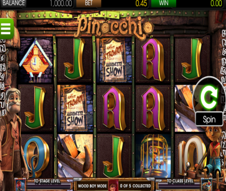slot de Pinocho