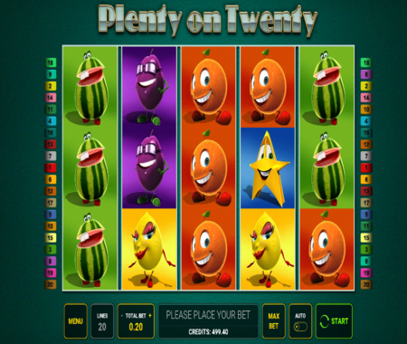 Símbolos destacados en Plenty on Twenty.