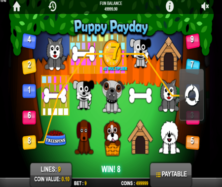 Símbolos especiales Puppy Payday