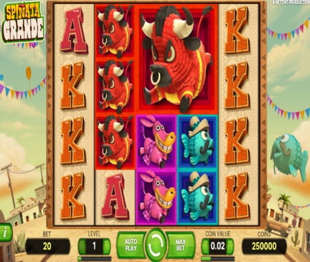 Spinata grande símbolos especiales