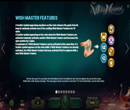 Wish Master función especial