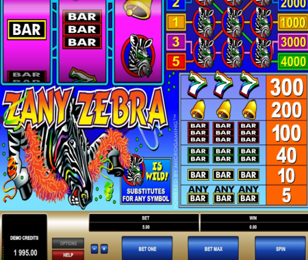 tragamonedas Zany Zebra
