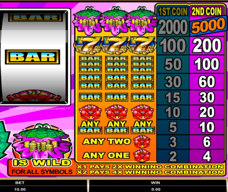 tabla de pagos Cash Clams