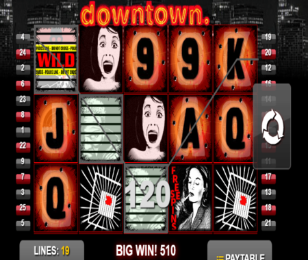 símbolos especiales tragamonedas Downtown