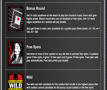 tabla de pagos tragamonedas Downtown