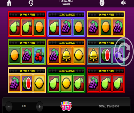 Símbolos de Fruity 3x3