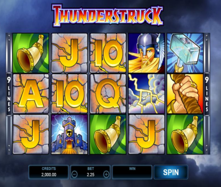 símbolos especiales de Thunderstruck