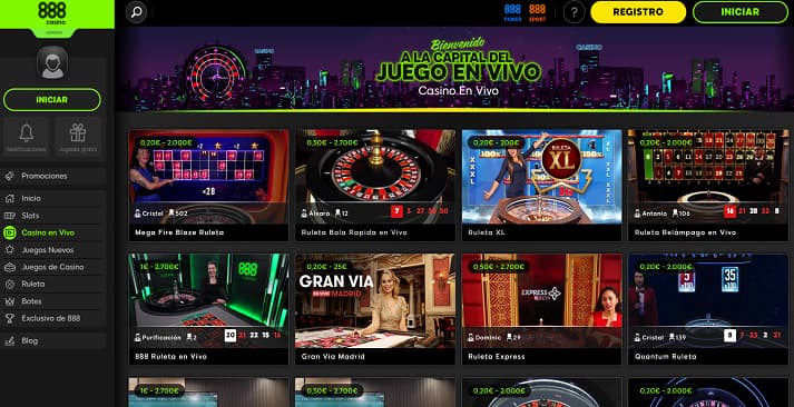 juegos de 888casino