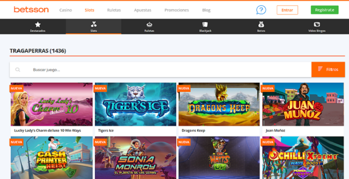 tragaperras betsson