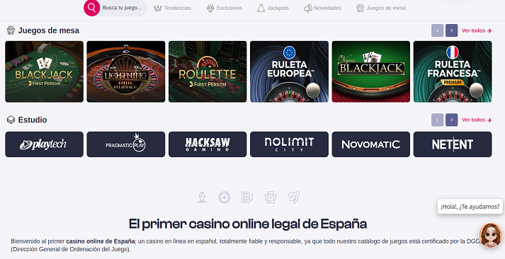 casino gran madrid juegos