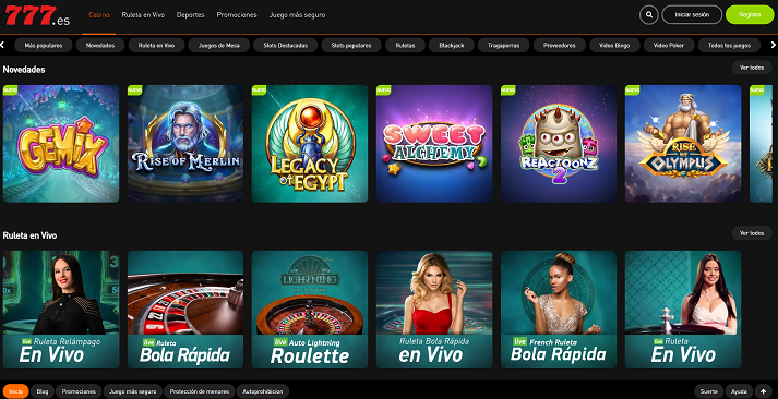 juegos de casino777