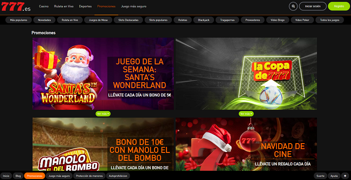 promociones de casino777