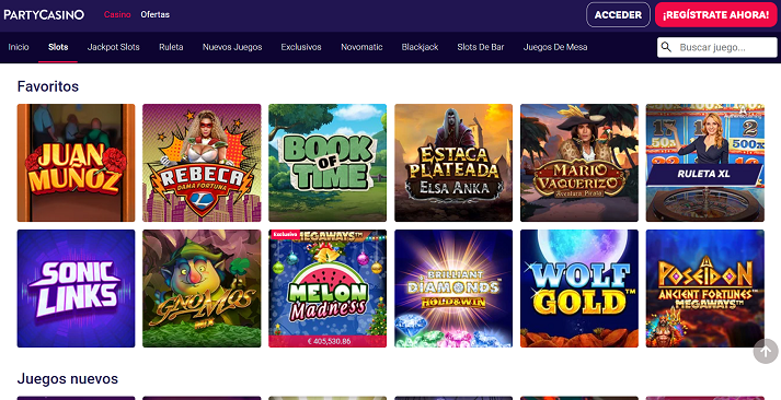 tragamonedas partycasino