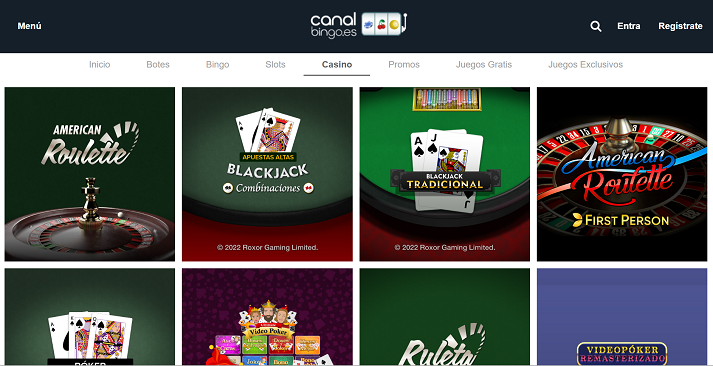 casino de canal bingo