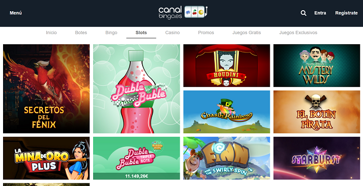 slots de canal bingo