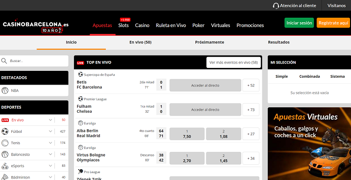 apuestas de casino barcelona
