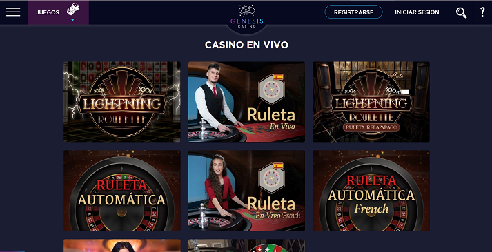 casino genesis en vivo