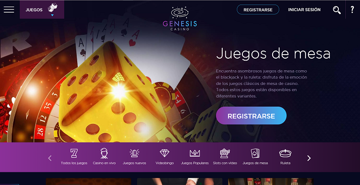 juegos de mesa de casino genesis