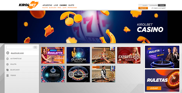 kirolbet casino en vivo