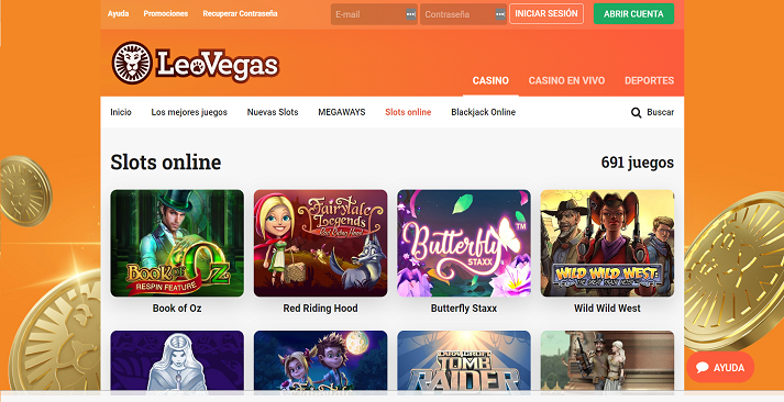 leovegas slots online