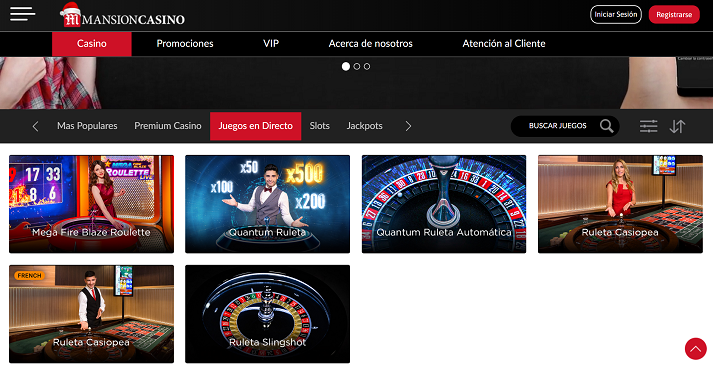 mansioncasino en vivo