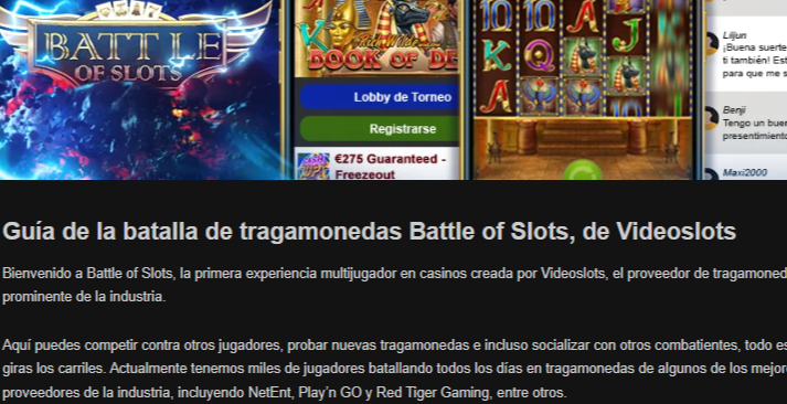 Videoslots análisis y opiniones