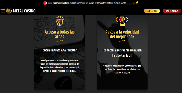 promociones de casino metal
