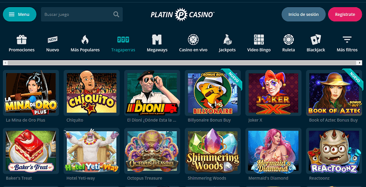 platin casino tragamonedas